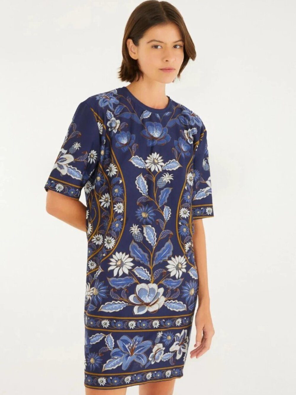 New Farm Rio Dress With Tags Size Medium Bx302 3/7 js